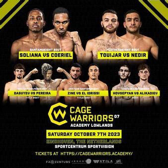 tapology|tapology cage warriors.